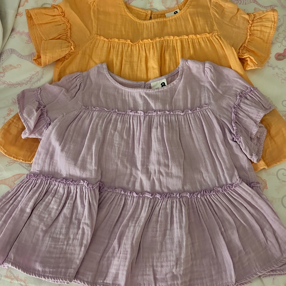 Gauzy Ruffle Tops
